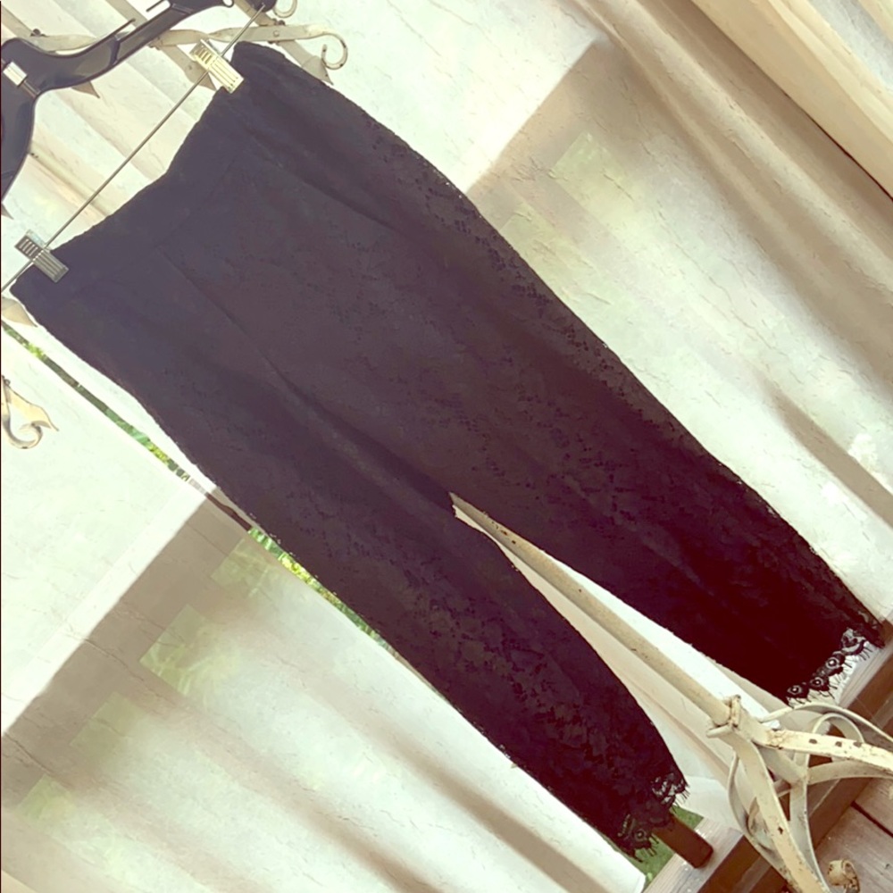 J Crew Lace Pull On Pants
